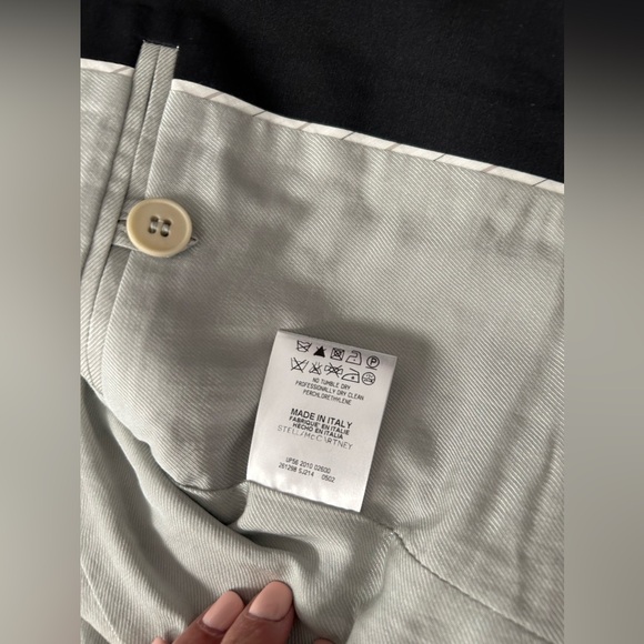 Stella McCartney Size XS Silver Black Silk Tuxedo Blazer - Picture 5 of 9